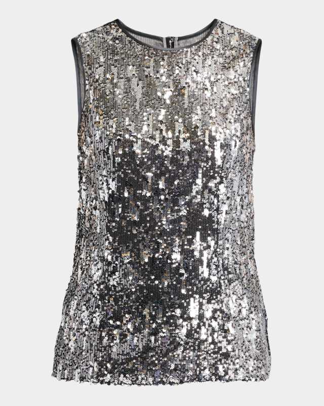 Paillette Embellished Tank Top